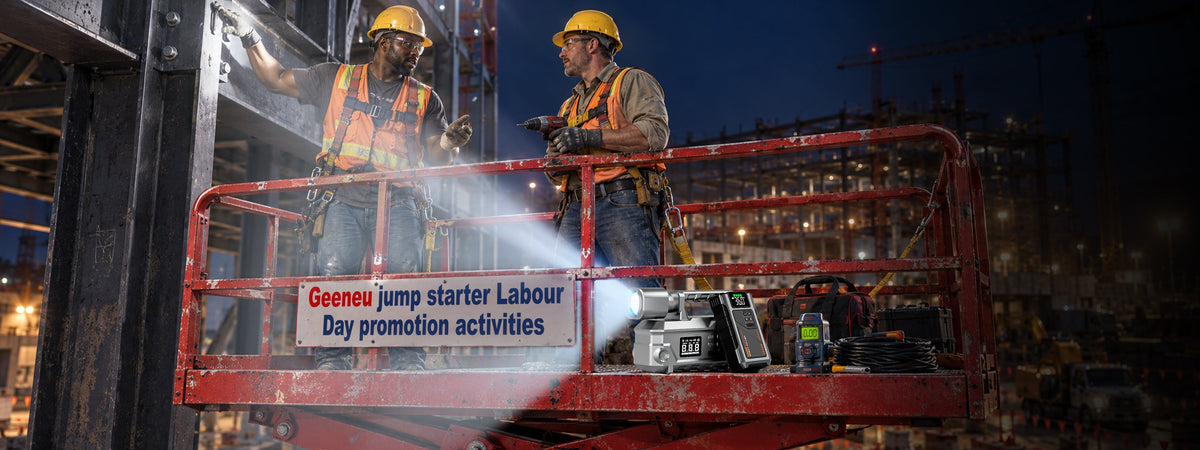 Geeneu jump starter Labour Day promotion activities🎉