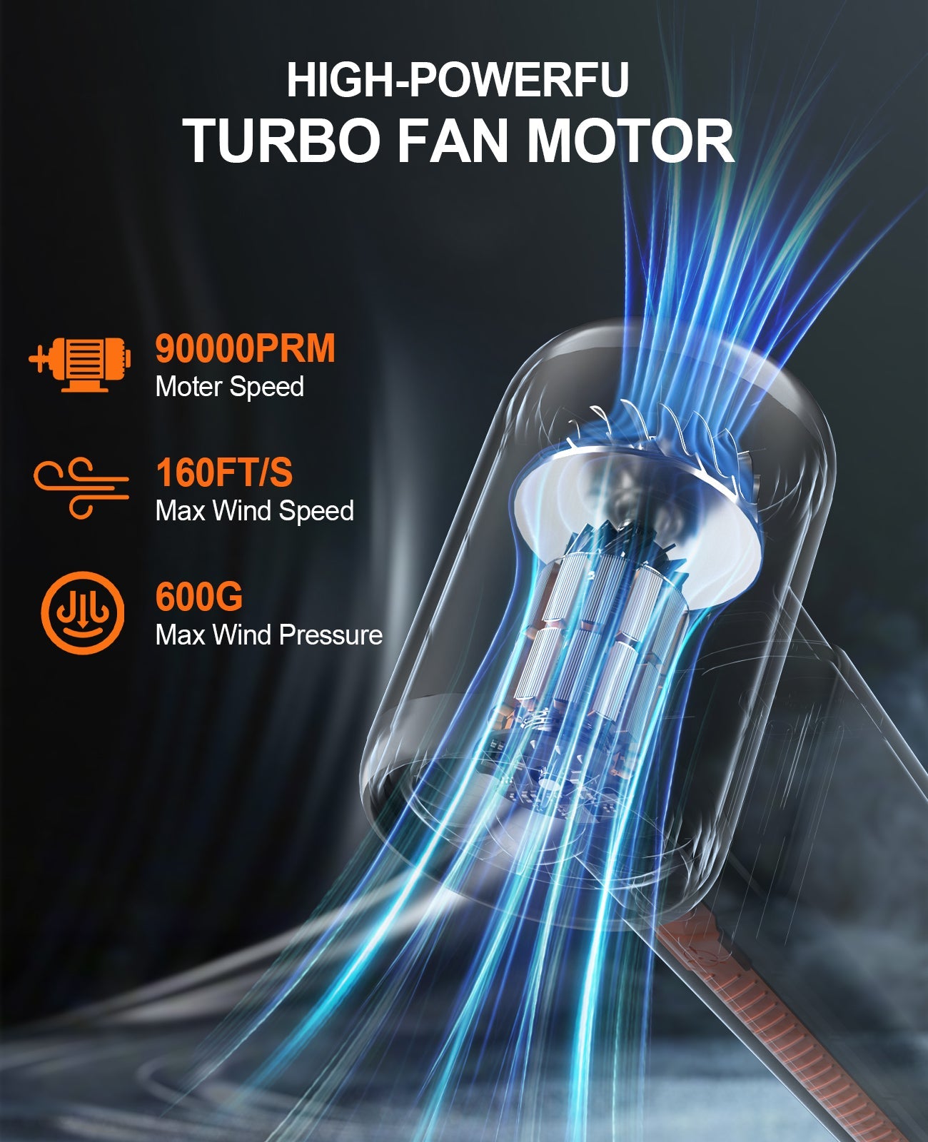 6000A Portable Car Jump Starter & Super Power Violent Turbo Fan Super power geeneu