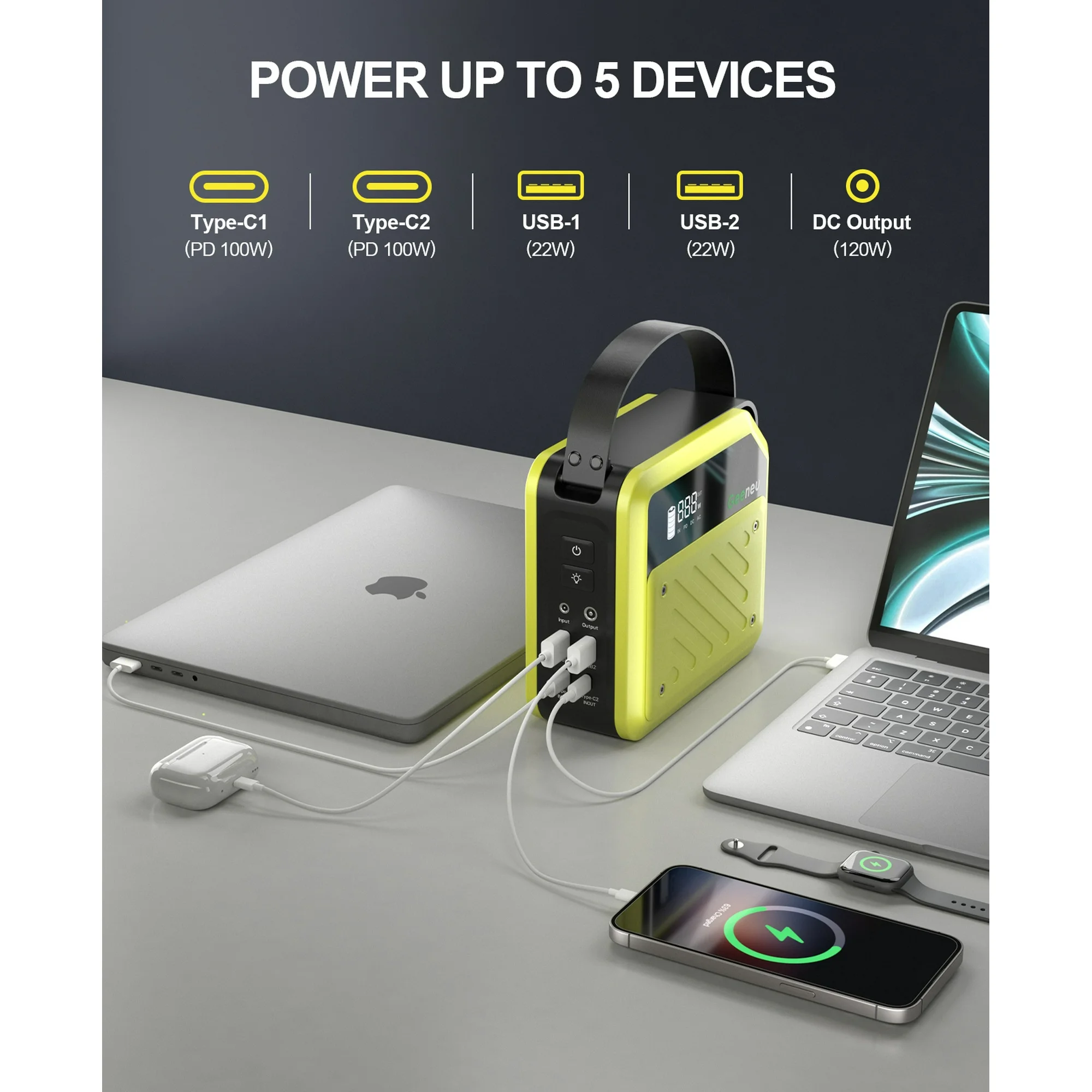 Geeneu 268W Portable Power Station