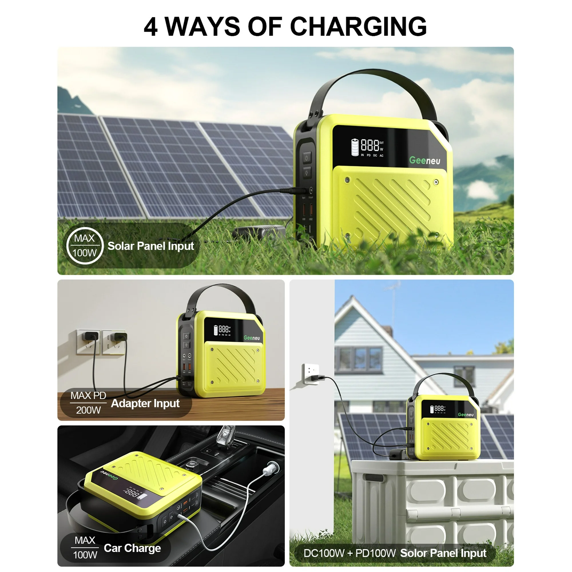 Geeneu 268W Portable Power Station