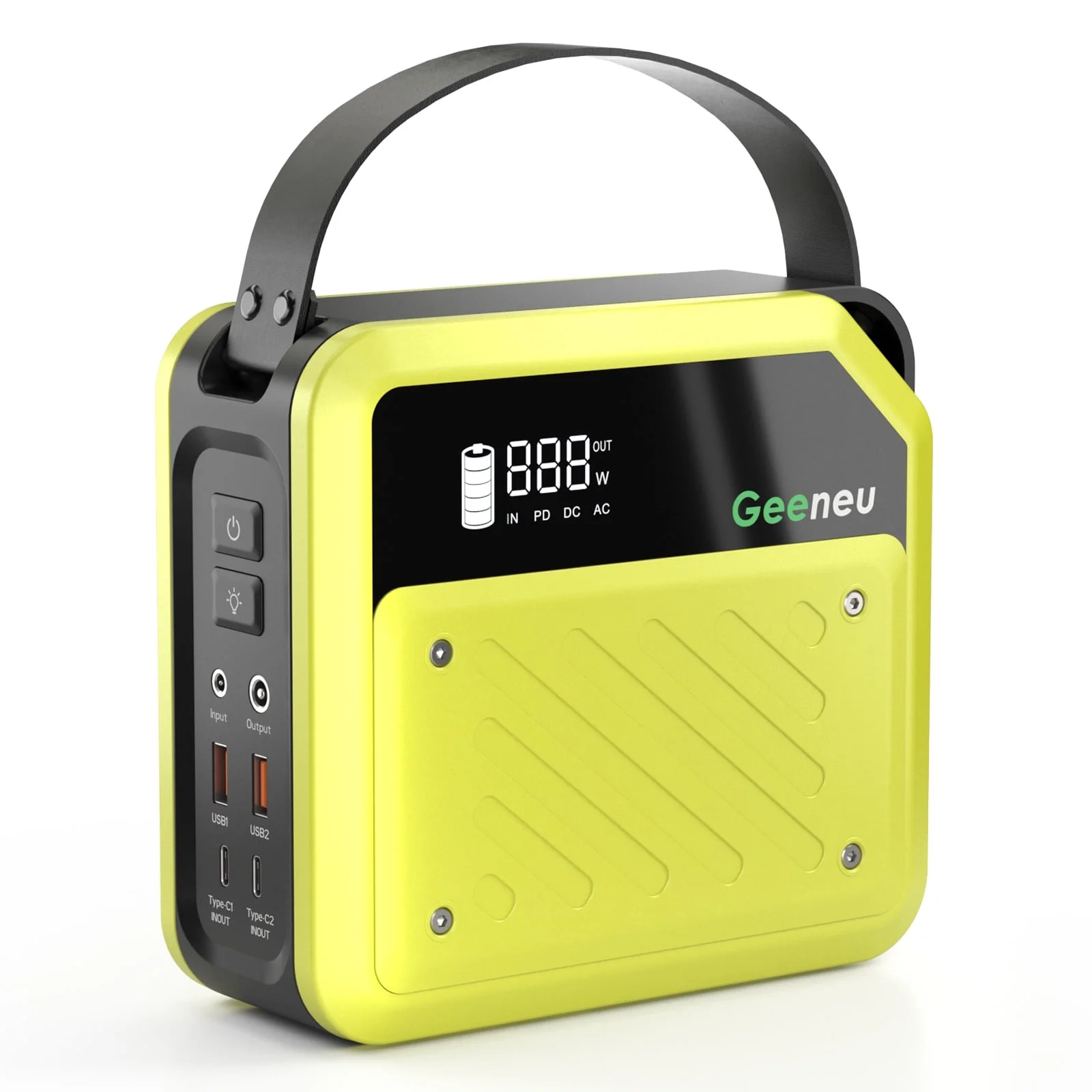 powerbank camping Geeneu 268W Portable Power Station, Power bank, camping, traveling, LED lights