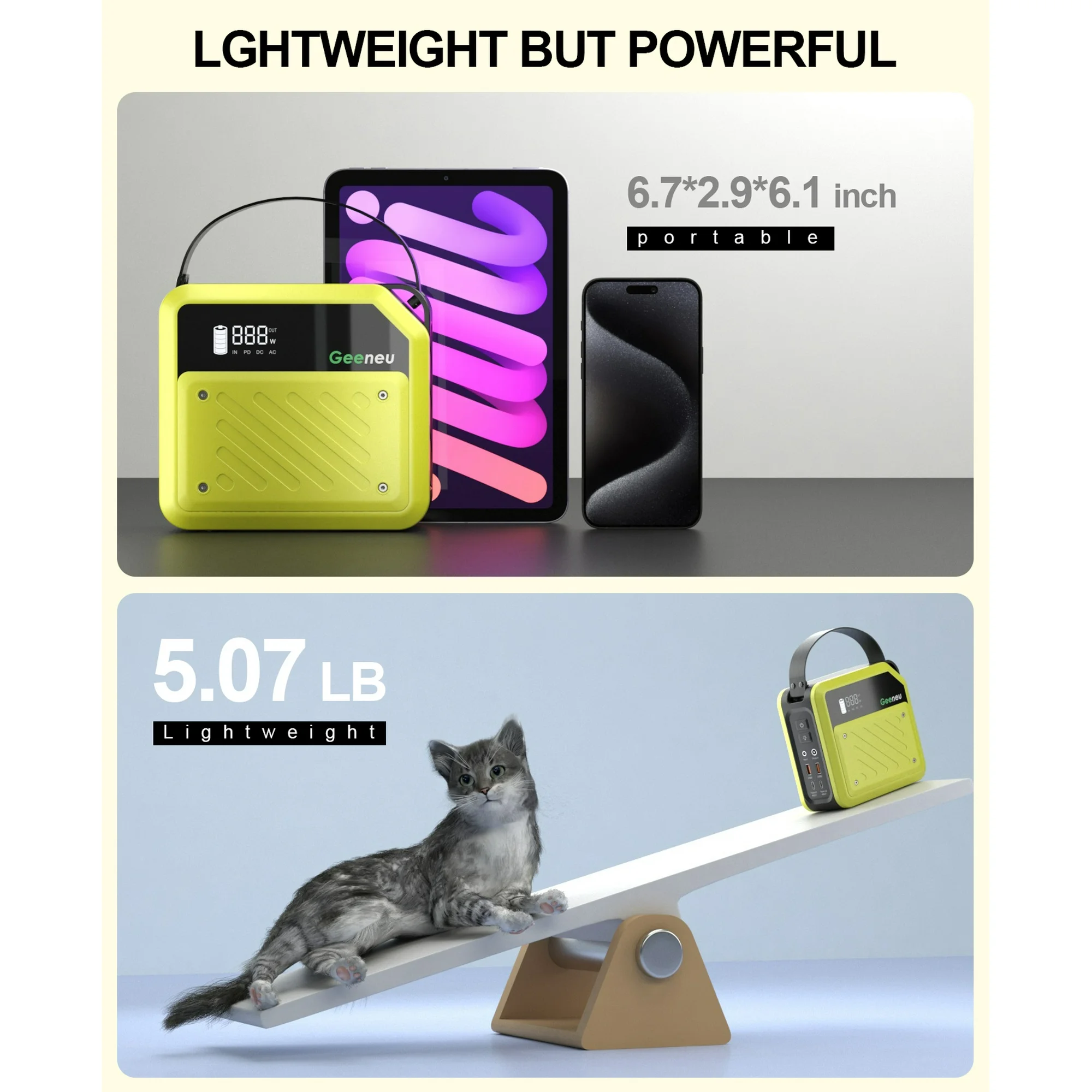 Geeneu 268W Portable Power Station