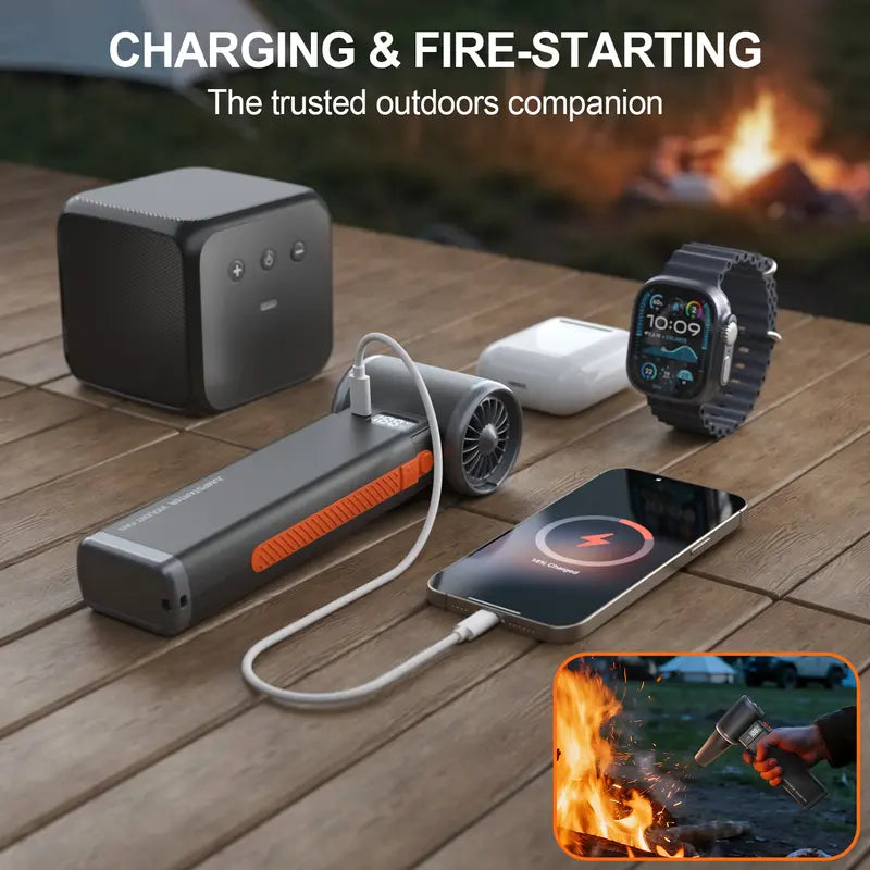 8000A Portable Car Jump Starter with Violent/Turbo Fan &amp; Vacuum Cleaner geeneu
