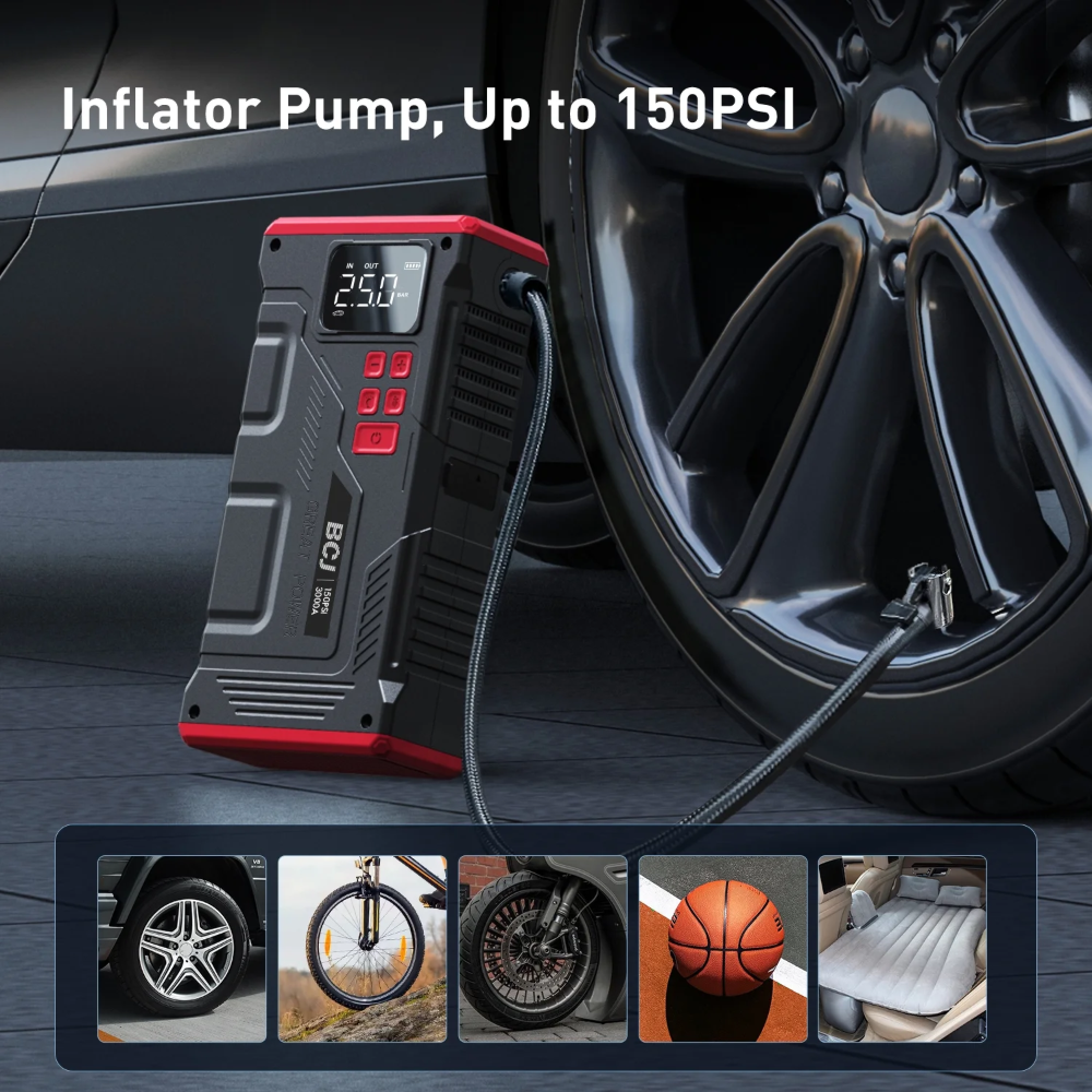 Portable 6000A Car Battery Jumper Starter